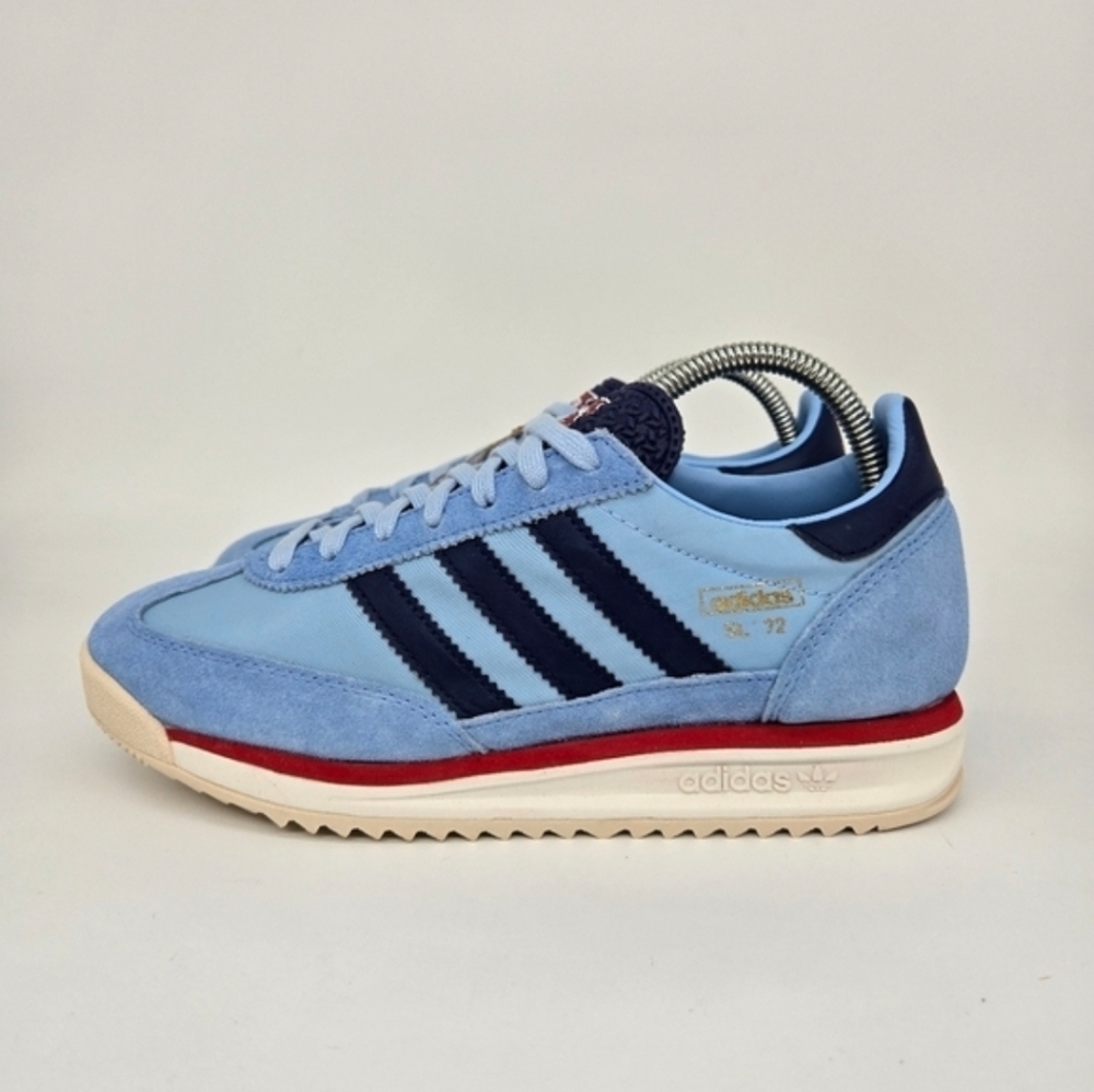 New adidas SL 72 RS 'Light Blue Better Scarlet' Women's Shoes Size 9.5